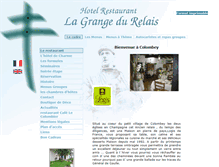 Tablet Screenshot of lagrangedurelais.fr